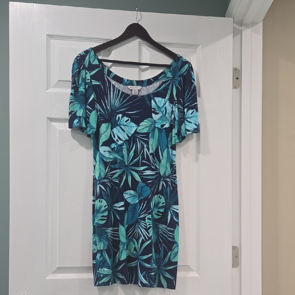 Tommy Bahama Dresses & Skirts - Tommy Bahama Blue and Green Tropical Dress